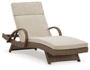 Beachcroft - Chaise Lounge With Cushion - Beige