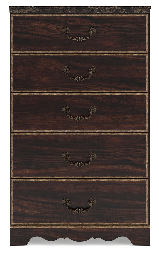 Glosmount - Two-tone - Five Drawer Chest