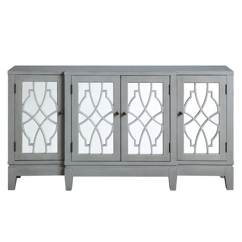 Magdi - Accent Table - Antique Gray Finish