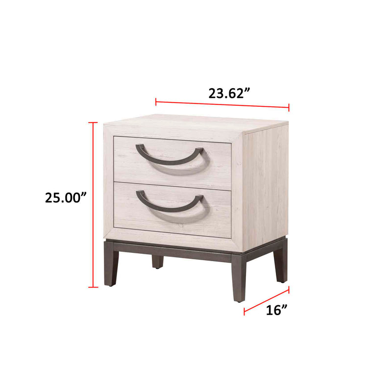 Veda - Nightstand - White