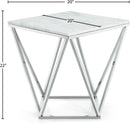 Skylar - End Table - Pearl Silver