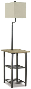 Shianne - Metal Tray Lamp  - Black