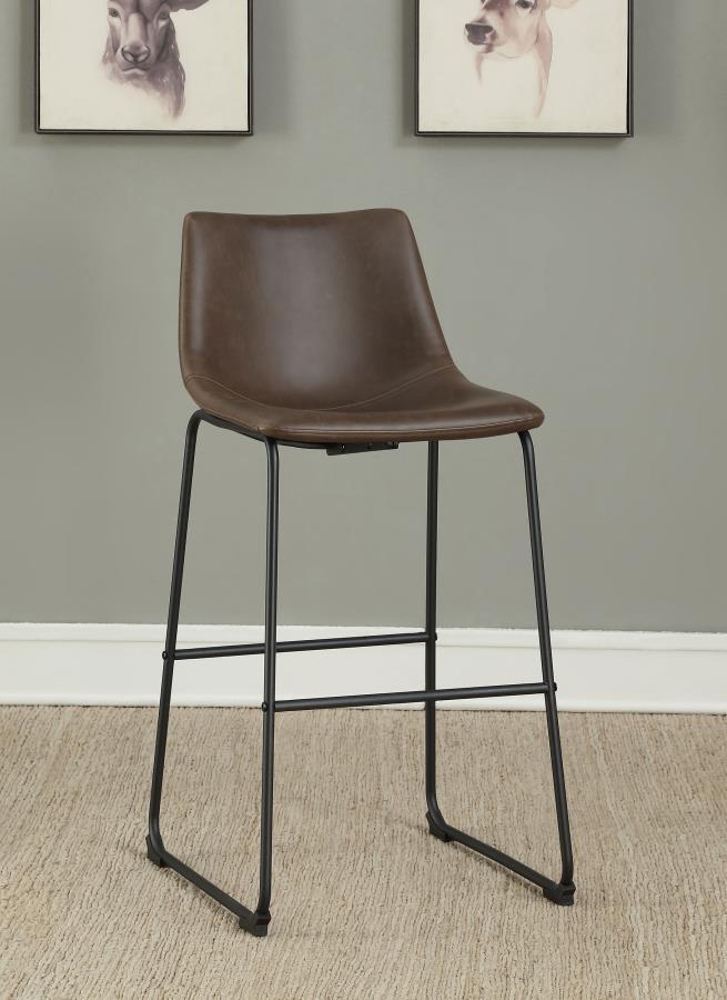 Michelle - Two-toned Armless Stools (Set of 2)