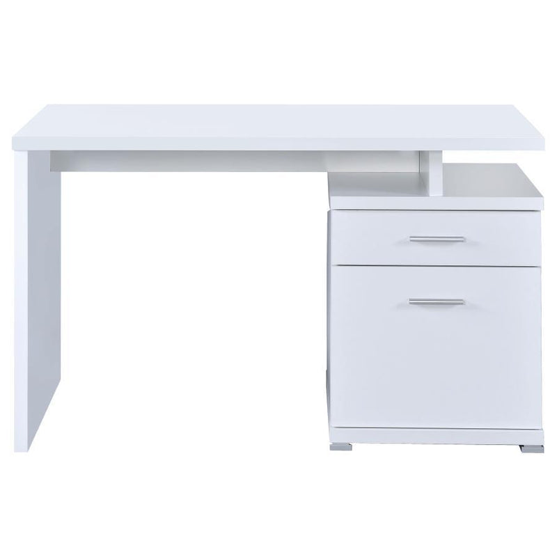 Irving - 2-drawer Office Desk with Cabinet