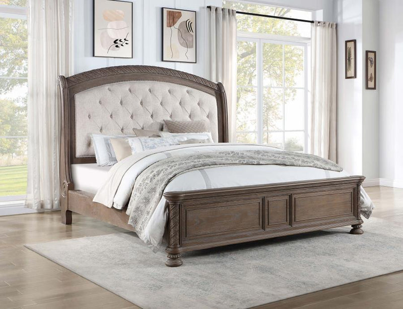 Emmett - Tufted Headboard Panel Bed