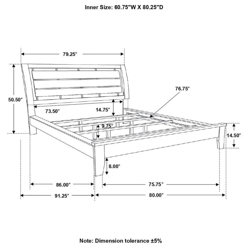 Serenity - Panel Bed