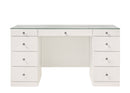Avery - Vanity Desk With Glass Top