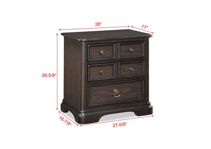 Duke - Nightstand - Brown