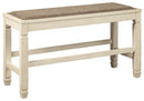 Bolanburg - DBL Counter UPH Bench  - Beige