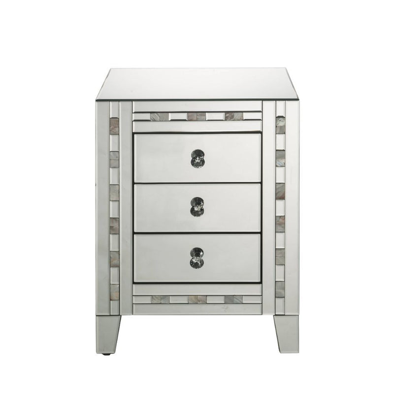 Nasa - Accent Table - Mirrored & Mother Pearl