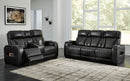 Boyington - 2 Pc. - Power Reclining Sofa And Loveseat - Black